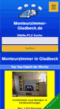 Mobile Screenshot of monteurzimmer-gladbeck.de